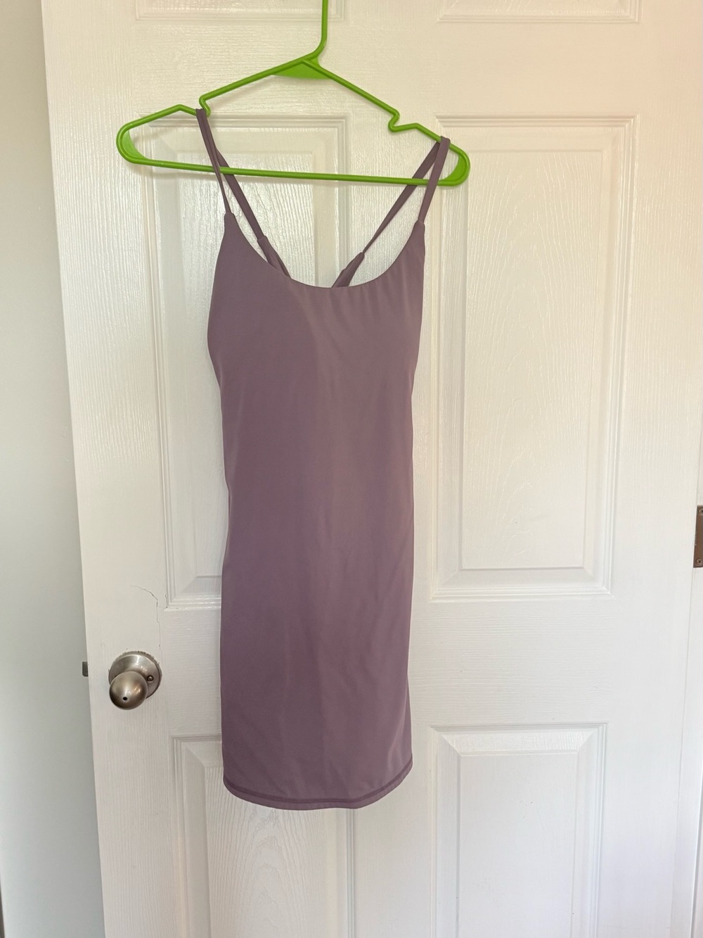 HALARA Dusty Lavender Double-Strap Slip Dress